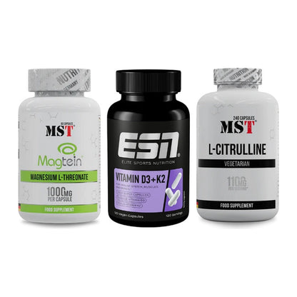 Ausdauer-Set: MST Magnesium + ESN Vitamin D3 + MST Citrulline – alle enthaltenen Artikel
