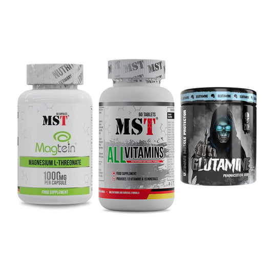 Ausdauer-Set: MST Magnesium + MST All Vitamins + Skull Labs – alle enthaltenen Artikel