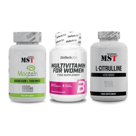 Ausdauer-Set: MST Magnesium + BioTech Multivit + MST Citrulline – alle enthaltenen Artikel