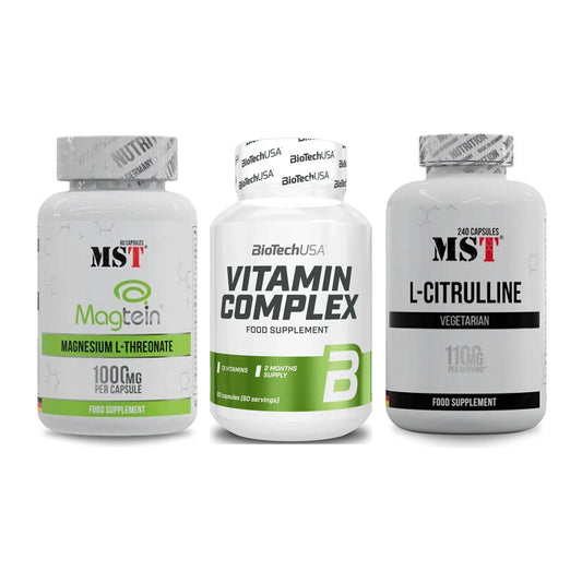 Ausdauer-Set: MST Magnesium + BioTech Vitamin + MST Citrulline – alle enthaltenen Artikel