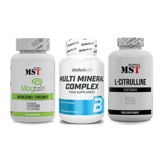 Ausdauer-Set: MST Magnesium + BioTech Multi + MST Citrulline – alle enthaltenen Artikel