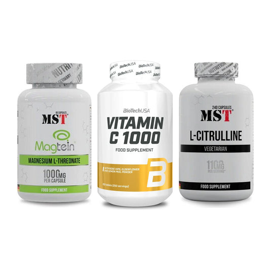 Ausdauer-Set: MST Magnesium + BioTech Vitamin + MST Citrulline – alle enthaltenen Artikel