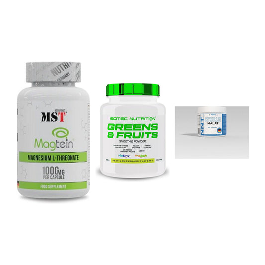 Ausdauer-Set: MST Magnesium + Scitec Greens + NNT Citrullin – alle enthaltenen Artikel