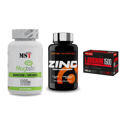 Ausdauer-Set: MST Magnesium + Scitec Zinc + Body Attack – alle enthaltenen Artikel