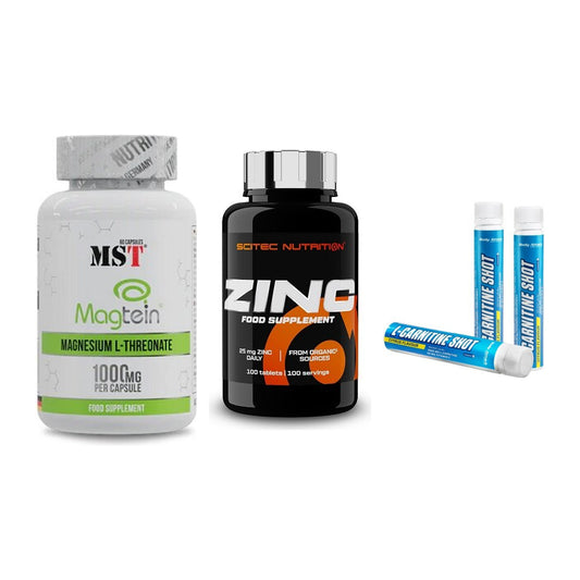 Ausdauer-Set: MST Magnesium + Scitec Zinc + Body Attack – alle enthaltenen Artikel