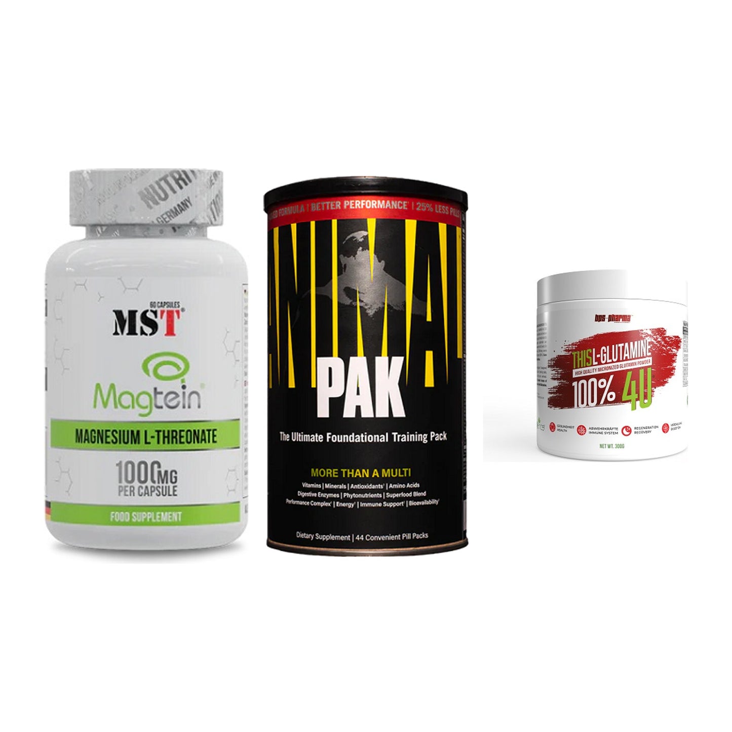 Ausdauer-Set: MST Magnesium + Universal Animal + BPS-Pharma This – alle enthaltenen Artikel