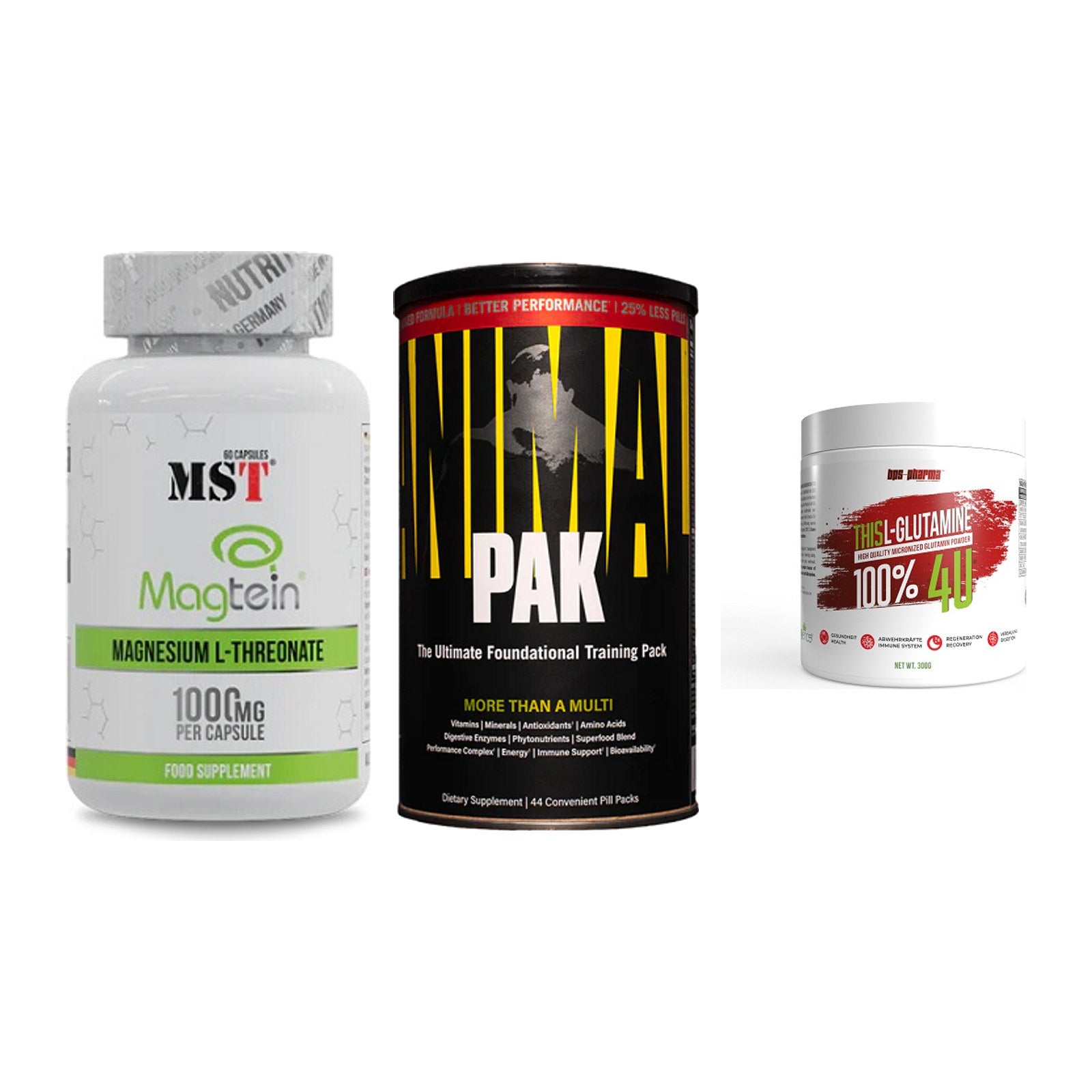Ausdauer-Set: MST Magnesium + Universal Animal + BPS-Pharma This – alle enthaltenen Artikel