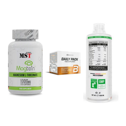 Ausdauer-Set: MST Magnesium + BioTech Daily + MST L-Carnitine – alle enthaltenen Artikel