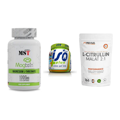 Ausdauer-Set: MST Magnesium + Olimp Iso Plus + ProFuel L-Citrul – alle enthaltenen Artikel