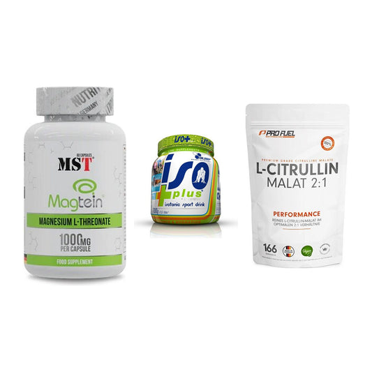 Ausdauer-Set: MST Magnesium + Olimp Iso Plus + ProFuel L-Citrul – alle enthaltenen Artikel