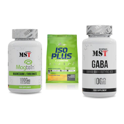 Ausdauer-Set: MST Magnesium + Olimp Iso Plus + MST GABA 1000mg – alle enthaltenen Artikel