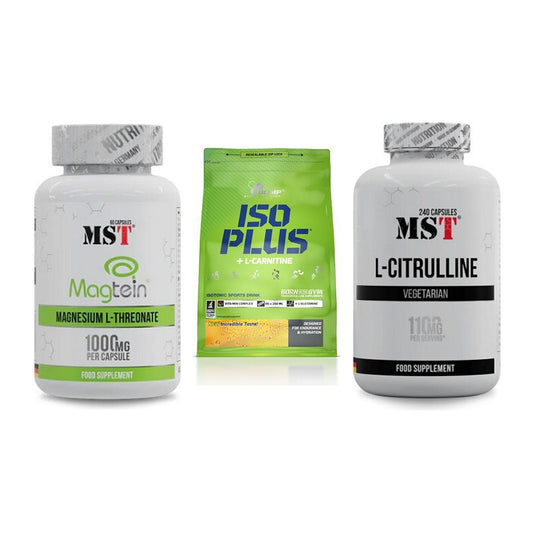 Ausdauer-Set: MST Magnesium + Olimp Iso Plus + MST Citrulline – alle enthaltenen Artikel
