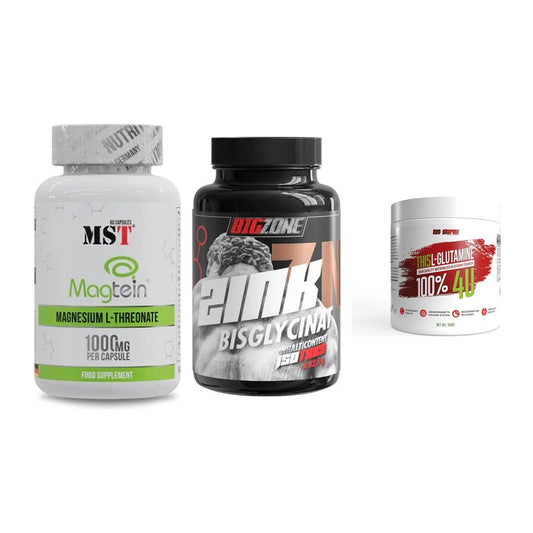 Ausdauer-Set: MST Magnesium + Big Zone Zink + BPS-Pharma This – alle enthaltenen Artikel