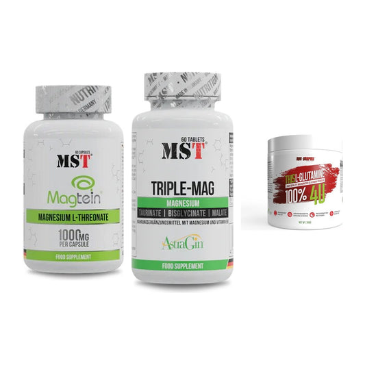 Ausdauer-Set: MST Magnesium + MST Tripple Mag + BPS-Pharma This – alle enthaltenen Artikel