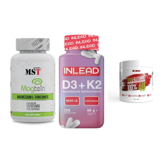 Ausdauer-Set: MST Magnesium + INLEAD Vitamin + BPS-Pharma This – alle enthaltenen Artikel