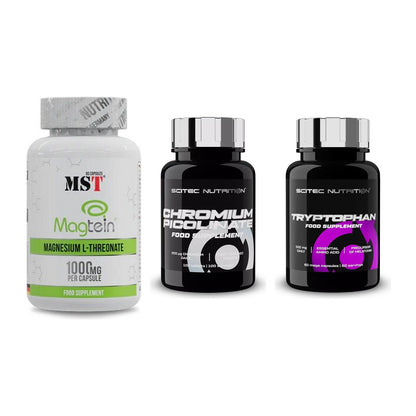 Ausdauer-Set: MST Magnesium + Scitec Chromium + Scitec Tryptopha – alle enthaltenen Artikel