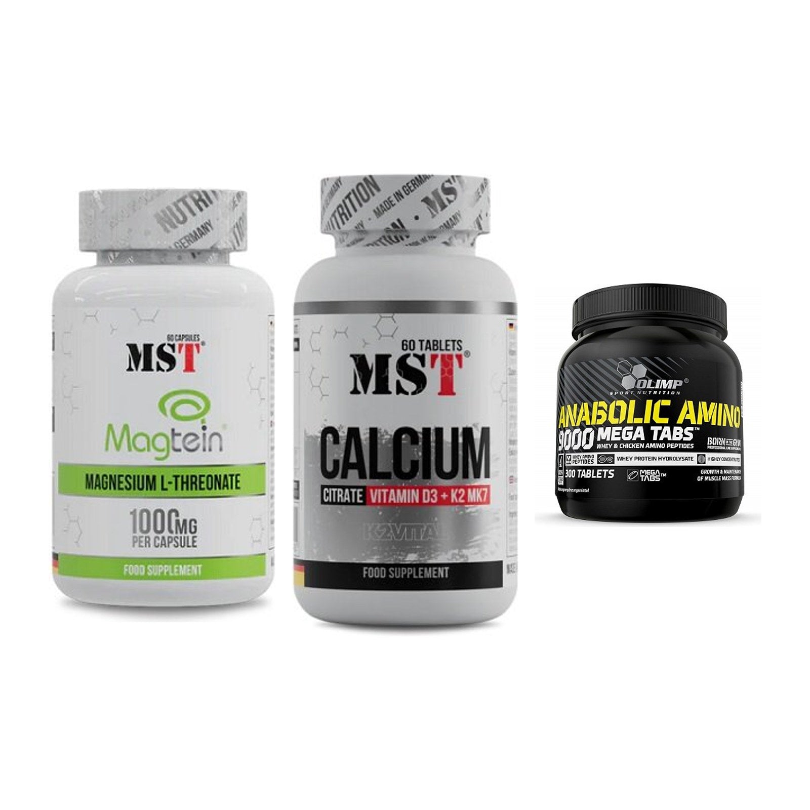 Ausdauer-Set: MST Magnesium + MST Calcium + Olimp Anabolic – alle enthaltenen Artikel