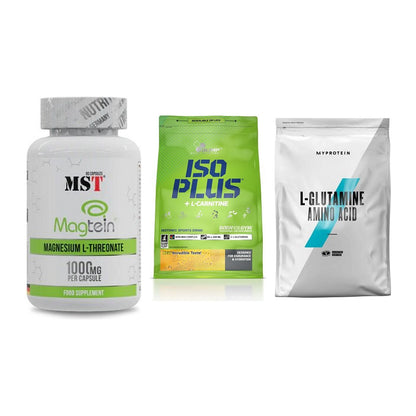 Ausdauer-Set: MST Magnesium + Olimp Iso Plus + MyProtein – alle enthaltenen Artikel