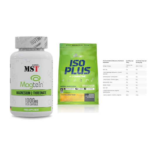 Ausdauer-Set: MST Magnesium + Olimp Iso Plus + INLEAD L-Arginin – alle enthaltenen Artikel