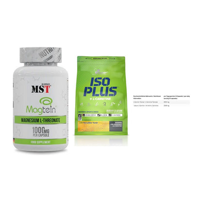 Ausdauer-Set: MST Magnesium + Olimp Iso Plus + INLEAD L-Carniti – alle enthaltenen Artikel