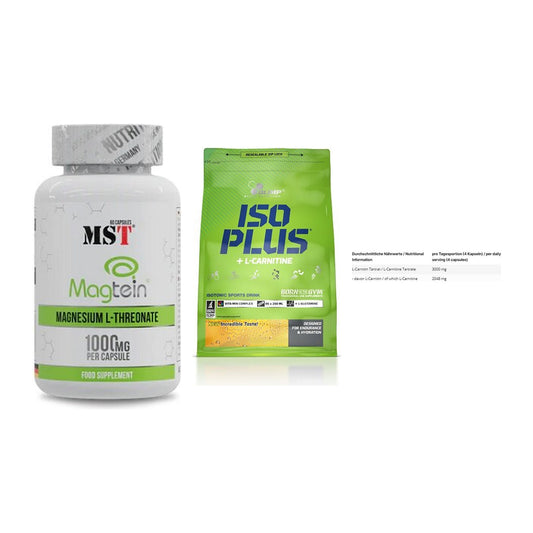 Ausdauer-Set: MST Magnesium + Olimp Iso Plus + INLEAD L-Carniti – alle enthaltenen Artikel