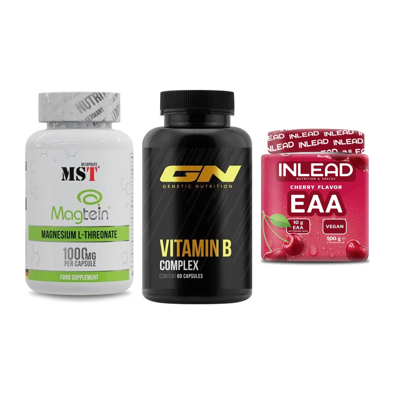 Ausdauer-Set: MST Magnesium + GN Vitamin + INLEAD EAA – alle enthaltenen Artikel