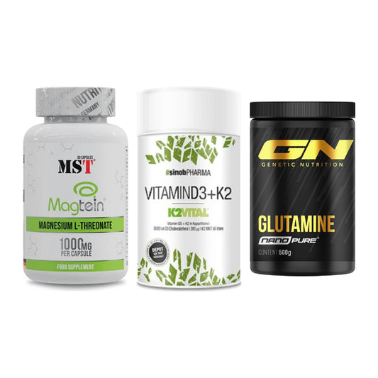 Ausdauer-Set: MST Magnesium + Sinob Vitamin D3 + GN Nano Pure – alle enthaltenen Artikel