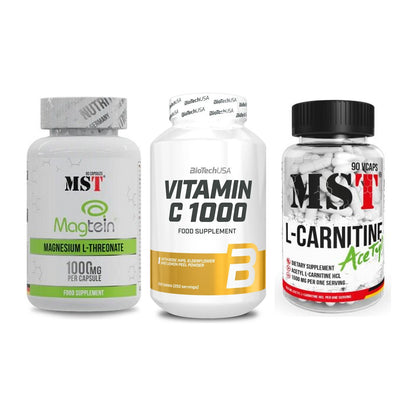 Ausdauer-Set: MST Magnesium + BioTech Vitamin + MST L-Carnitine – alle enthaltenen Artikel