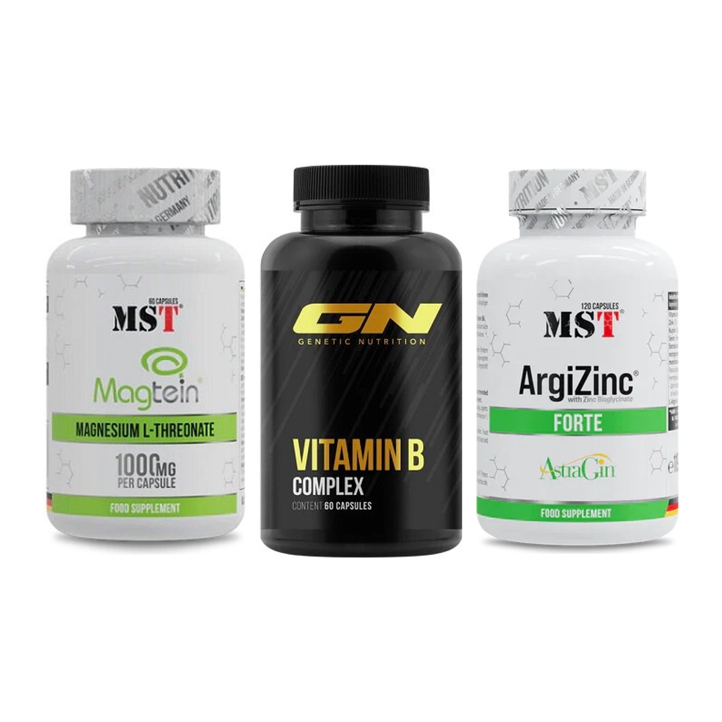 Ausdauer-Set: MST Magnesium + GN Vitamin + MST ArgiZinc – alle enthaltenen Artikel