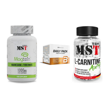 Ausdauer-Set: MST Magnesium + BioTech Daily + MST L-Carnitine – alle enthaltenen Artikel