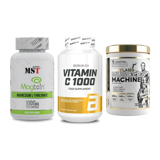 Ausdauer-Set: MST Magnesium + BioTech Vitamin + Kevin Levrone – alle enthaltenen Artikel