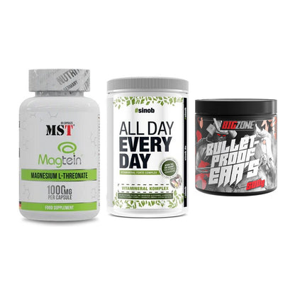 Ausdauer-Set: MST Magnesium + Sinob All Day + Big Zone Bulletp – alle enthaltenen Artikel