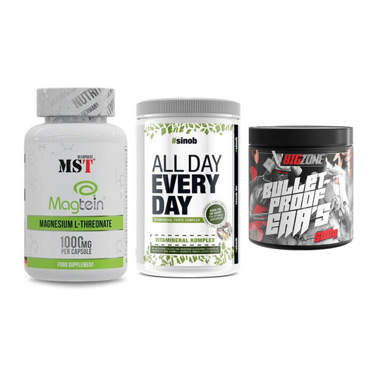 Ausdauer-Set: MST Magnesium + Sinob All Day + Big Zone Bulletp – alle enthaltenen Artikel