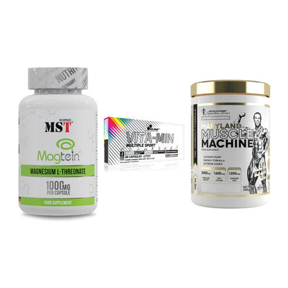 Ausdauer-Set: MST Magnesium + Olimp Vita-Min + Kevin Levrone – alle enthaltenen Artikel
