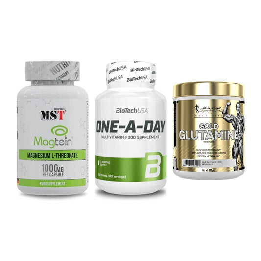 Ausdauer-Set: MST Magnesium + BioTech One A + Kevin Levrone – alle enthaltenen Artikel