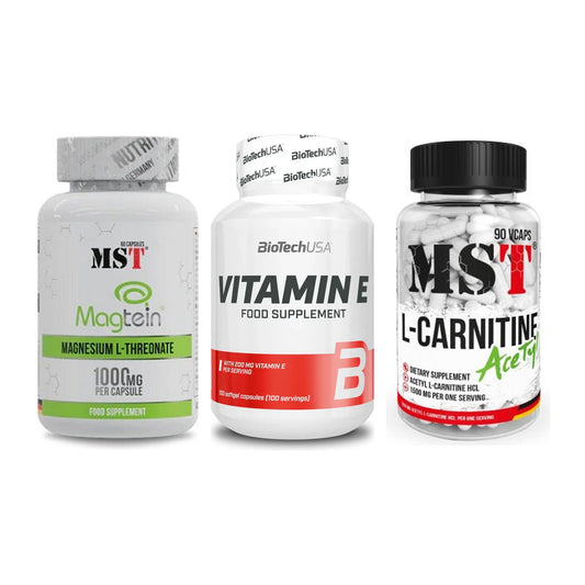 Ausdauer-Set: MST Magnesium + BioTech Vitamin + MST L-Carnitine – alle enthaltenen Artikel