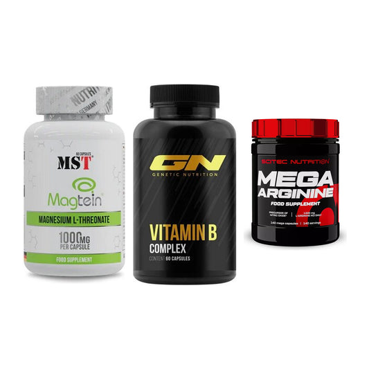 Ausdauer-Set: MST Magnesium + GN Vitamin + Scitec Mega – alle enthaltenen Artikel