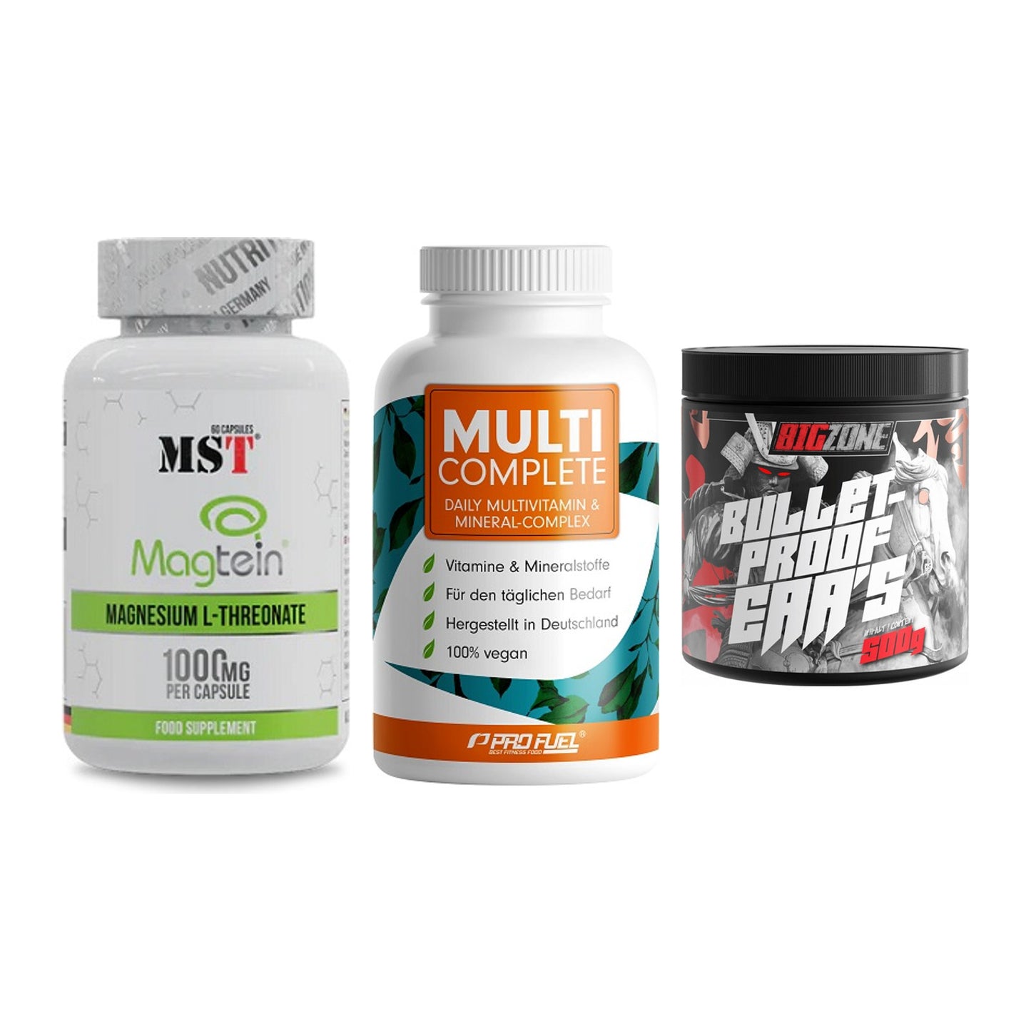 Ausdauer-Set: MST Magnesium + ProFuel MULTI + Big Zone Bulletp – alle enthaltenen Artikel