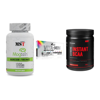 Ausdauer-Set: MST Magnesium + Olimp Vita-Min + Body Attack – alle enthaltenen Artikel