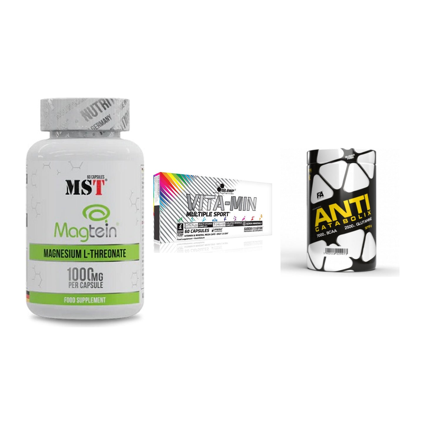 Ausdauer-Set: MST Magnesium + Olimp Vita-Min + FA Nutrition – alle enthaltenen Artikel