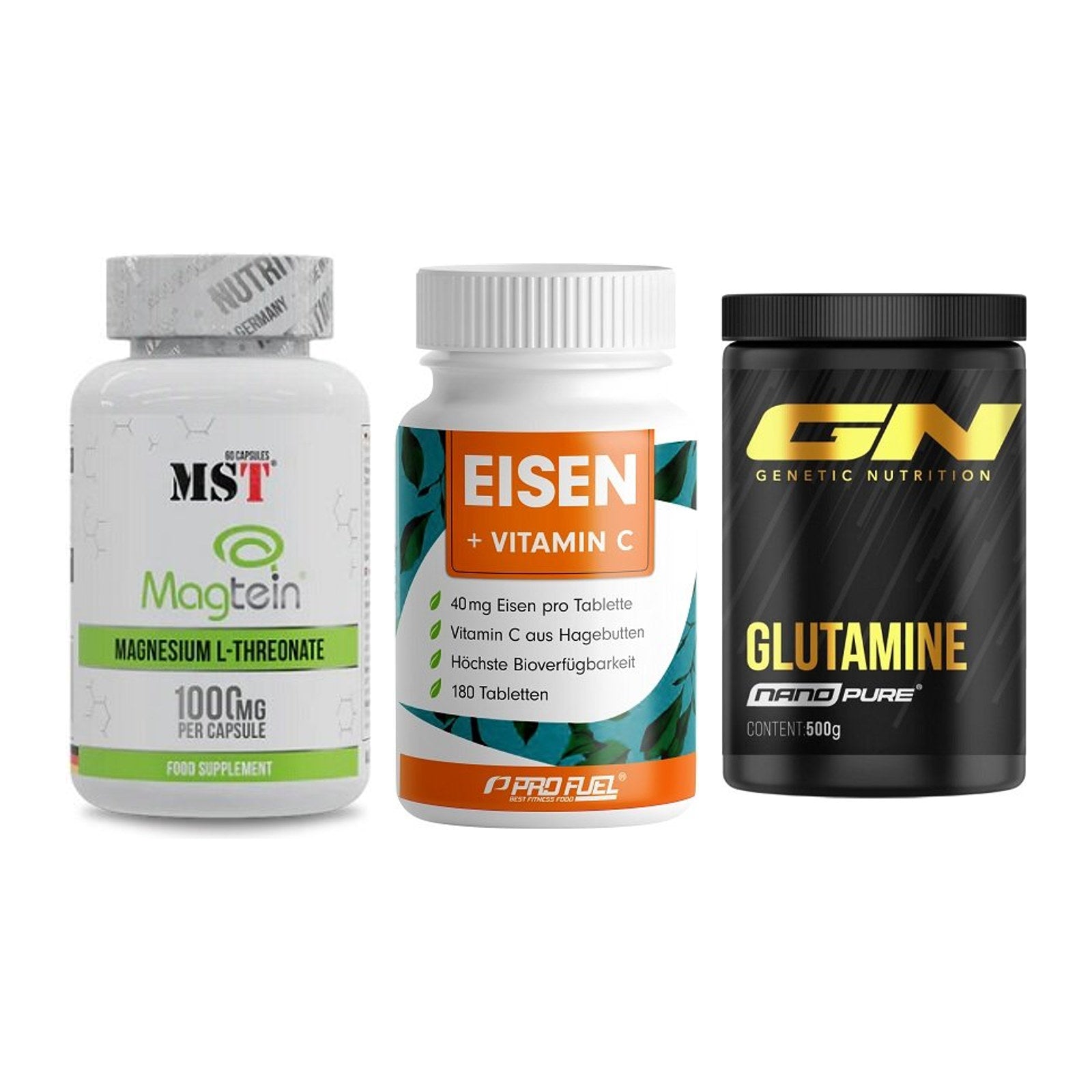 Ausdauer-Set: MST Magnesium + ProFuel EISEN + GN Nano Pure – alle enthaltenen Artikel