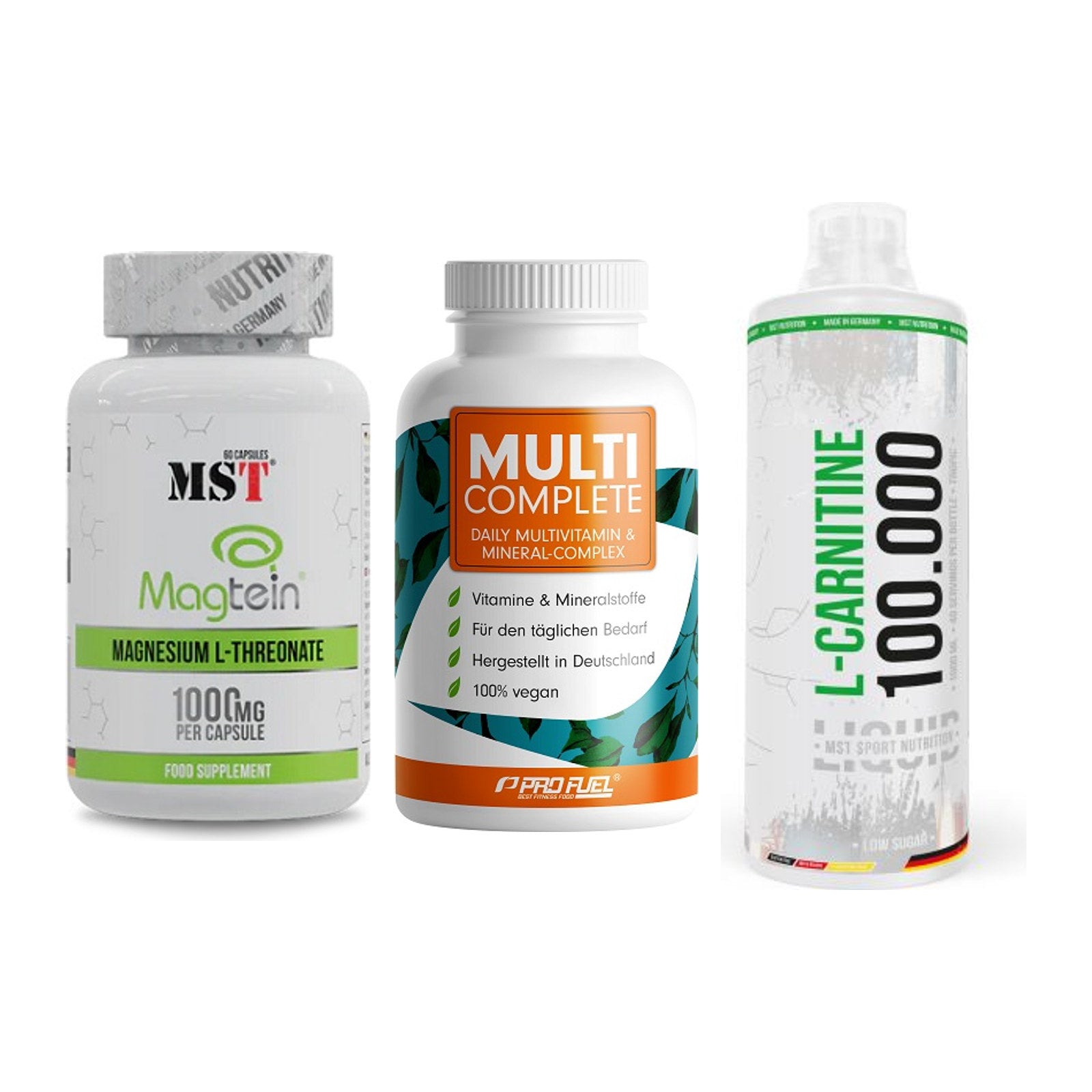 Ausdauer-Set: MST Magnesium + ProFuel MULTI + MST L-Carnitine – alle enthaltenen Artikel
