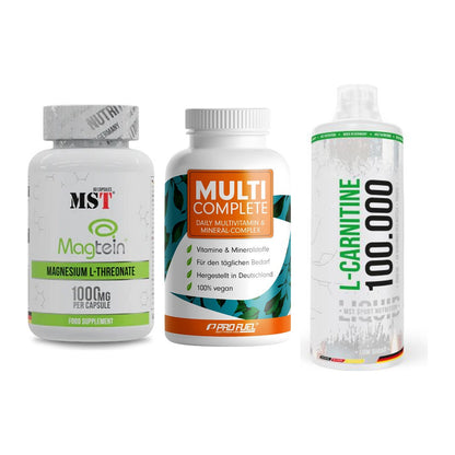 Ausdauer-Set: MST Magnesium + ProFuel MULTI + MST L-Carnitine – alle enthaltenen Artikel