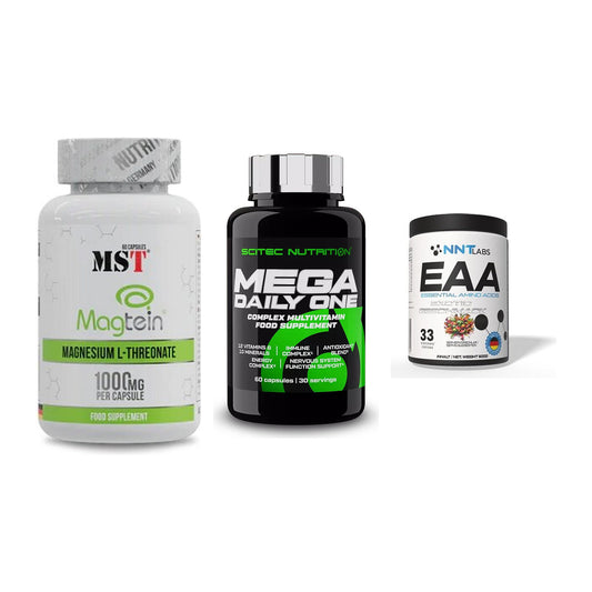 Ausdauer-Set: MST Magnesium + Scitec Mega + NNT EAA – alle enthaltenen Artikel