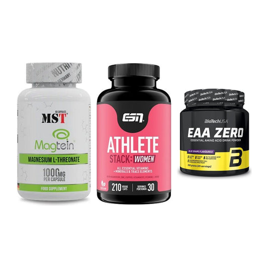 Ausdauer-Set: MST Magnesium + ESN Athlete + BioTech EAA Zero – alle enthaltenen Artikel