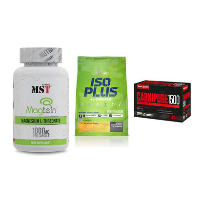 Ausdauer-Set: MST Magnesium + Olimp Iso Plus + Body Attack – alle enthaltenen Artikel