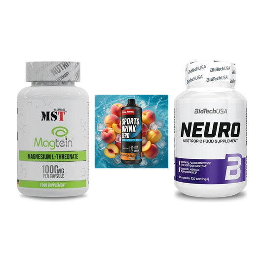 Ausdauer-Set: MST Magnesium + Body Attack + BioTech Neuro – alle enthaltenen Artikel