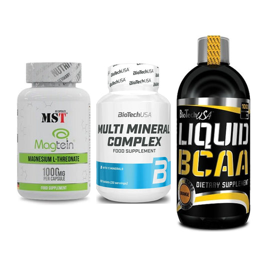 Ausdauer-Set: MST Magnesium + BioTech Multi + BioTech Liquid – alle enthaltenen Artikel