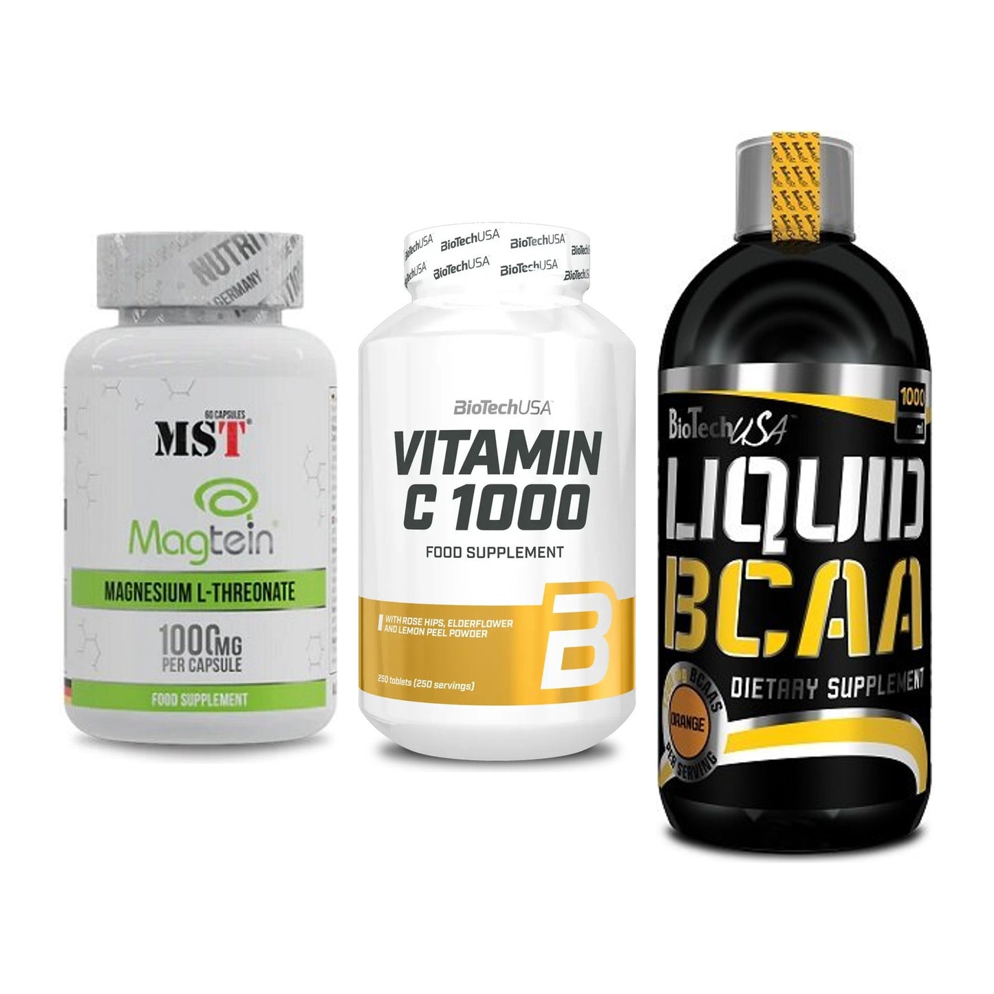 Ausdauer-Set: MST Magnesium + BioTech Vitamin + BioTech Liquid – alle enthaltenen Artikel