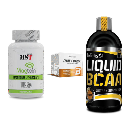 Ausdauer-Set: MST Magnesium + BioTech Daily + BioTech Liquid – alle enthaltenen Artikel